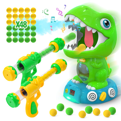 EagleStone Movable Dinosaur Shooting Toys  with Spraying, Electronic Target Game Toy