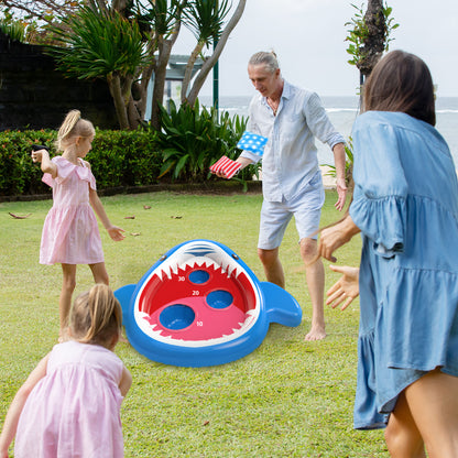 Eaglestone 2 PCS Pool Shark Cornhole Toys for Kids