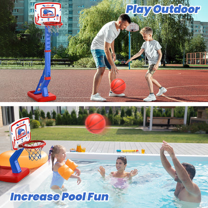 Eaglestone Toddler Basketball Hoop for Kids with 4 Balls, Adjustable Height