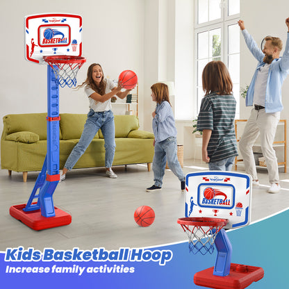 Eaglestone Toddler Basketball Hoop for Kids with 4 Balls, Adjustable Height