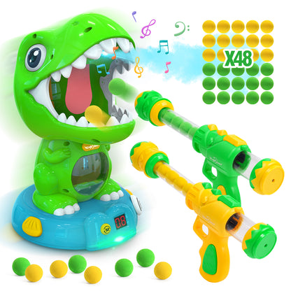 EagleStone Movable Dinosaur Shooting Toys  with Spraying, Electronic Target Game Toy