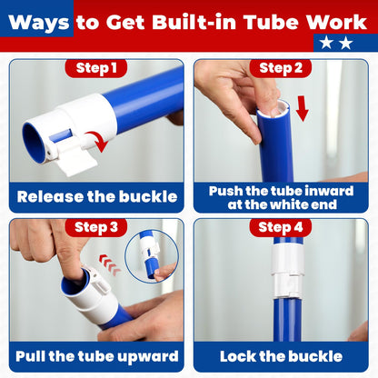 EagleStone 3-in-1 Toddler T Ball Set for Kids 3-5 5-8, 2 Baseball Bats, Adjustable Height Hanging Tee, Tball Batting Stand, Ball Launcher, Outdoor/Indoor Baseball Toys,Backyard Sports Gift